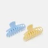 Even&Odd 2 Pack - Hair Styling Accessory - Apricot/Light Blue