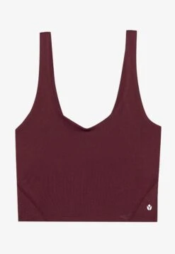 ESSENTIAL QUICK DRY CROPPED FITTED SLEEVELESS TOP - Top - Dark Blue -Even&Odd 00c57584b2084a82a23dfadcc1821ee3