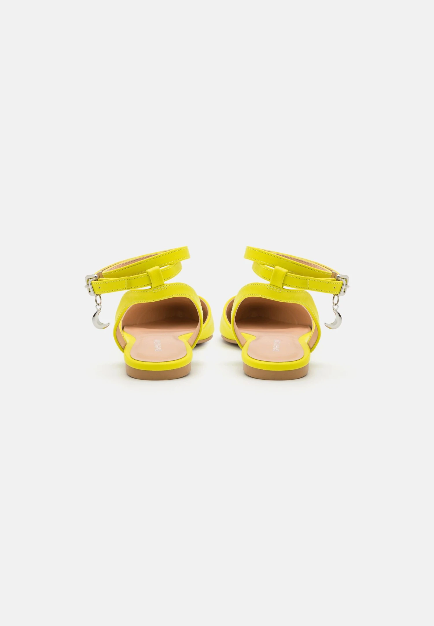 Even&Odd Slingback Ballet Pumps - Yellow 6 Even&Odd Slingback Ballet Pumps - Yellow - Image 4
