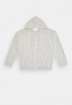 Even&Odd Zip-Up Sweatshirt - Mottled Grey -Even&Odd 044c2db43dad4e99bab82e0015488db0