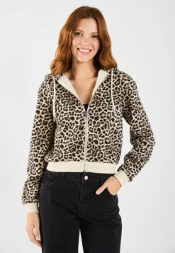 Even&Odd Zip-up Sweatshirt - Beige