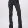 Flared Jeans - Black Denim -Even&Odd 097186f7fa4d40f68eff3122a426411e