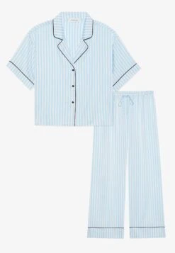 Even&Odd SET - Pyjama Set - Blue -Even&Odd 0f6549b2eb1541b2ace3f4f9ccc93111