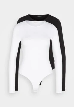 Even&Odd 2 PACK - Long Sleeved Top - Light Pink/black -Even&Odd 10f13321b26940ce8dd3f213caa3bf49