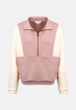 Even&Odd Sweatshirt - Pink/off-white -Even&Odd 134faae128724c9bb386ddc2a90a04ab