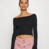 Offshoulder Basic- Jumper - Black -Even&Odd 13efac4e891048a78b4f453ad6ee9556