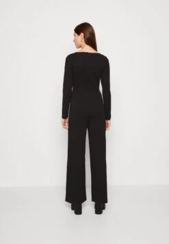 Even&Odd Wide Leg Long Sleeves Bodice - Jumpsuit - Black -Even&Odd 140190e89ff341bc987966744030075d