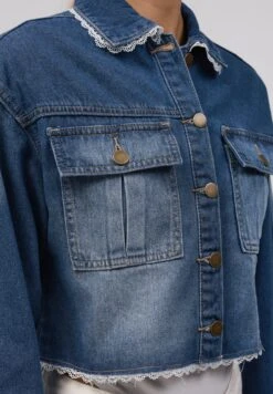 Even&Odd Denim Jacket - Mid Blue Wash -Even&Odd 147324c13cf641ceb698a43664aa56c7