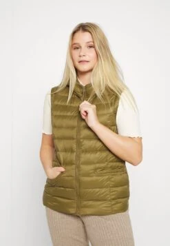 Even&Odd Down Jacket - Khaki -Even&Odd 15d07c5bf0fd40b6b6aa6ce9486b92a7