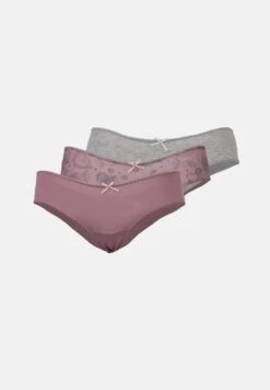 Even&Odd 3 PACK - Briefs - Grey / Berry -Even&Odd 160d2336cede4184a4df1989e34764e0 1