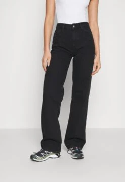 Relaxed Fit Jeans - Black Denim