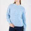 Even&Odd Jumper - Light Blue Melange -Even&Odd 19e1a010bff54c738459d85bbaf0f643
