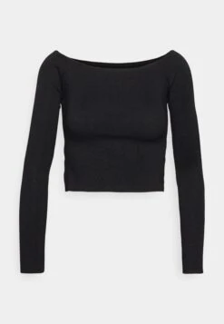 Offshoulder Basic- Jumper - Black -Even&Odd 1b3fbc791afd44cb84625a8305ac4049