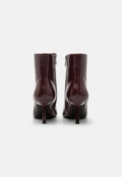 High Heeled Ankle Boots - Dark Red -Even&Odd 1f09bce68e1443b3a6e0942360c5d683