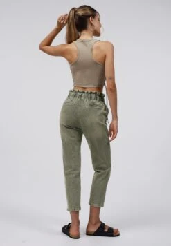Mom Jeans - Mid Khaki Wash -Even&Odd 2328d61dfaea4240932ba42b67a08a4b