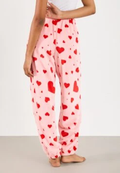 Even&Odd PLUSH 2 PACK LOUNGE PANTS - Pyjama Bottoms - Pink/ Grey -Even&Odd 23e382a506264074bbc5161638a0b97c