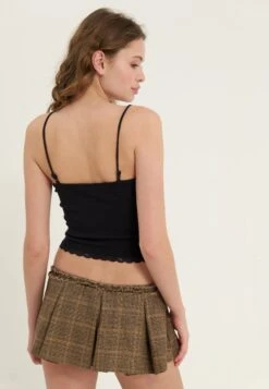 Even&Odd 2 PACK - Top - Black/beige -Even&Odd 287297ca7fe34d9baef00d539755bb18