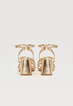 Even&Odd Ankle Cuff Sandals - Gold Coloured -Even&Odd 29701c043d7b4d0887323200b568bfb9