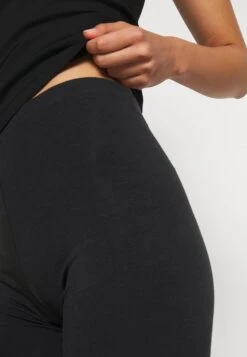 Even&Odd 2 Pack - Leggings - Trousers - Mottled Light Grey/Black -Even&Odd 30e6cbf50a3c4ef58e74ca0db7de7e1a