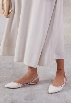 Even&Odd Slingback Ballet Pumps - White -Even&Odd 32231115bbda438599ed57aa298e566f