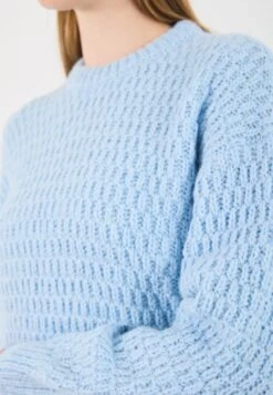 Even&Odd Jumper - Light Blue Melange -Even&Odd 34e55c2faf4e40bca81af0e7160202de