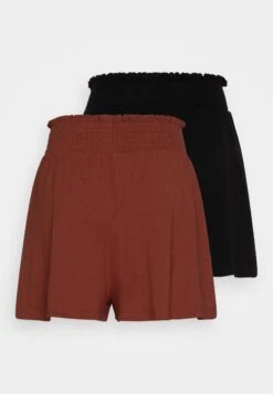 Even&Odd 2 Pack - Shorts - Black/Brown -Even&Odd 36ecef89b65e4973b9aa338349f82d60