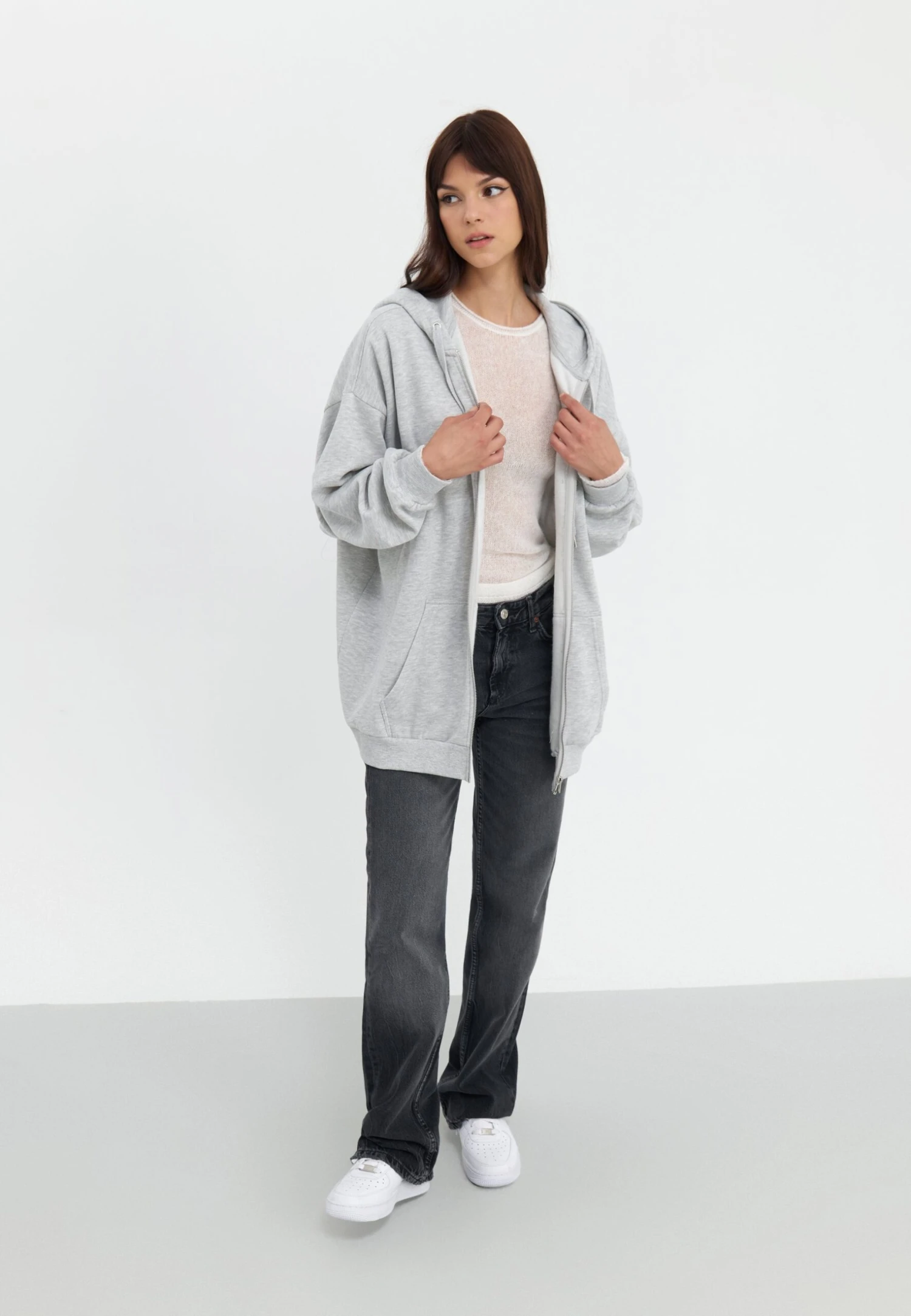 Even&Odd Hoodie - Light Grey 4 Even&Odd Hoodie - Light Grey - Image 2