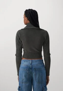 Even&Odd Zip-up Sweatshirt - Anthracite -Even&Odd 3b8227f28b4e4e7782aa74760cb7b9fc