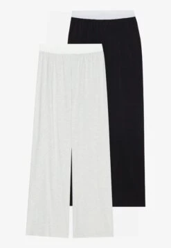 Even&Odd 2 PACK - Pyjama Bottoms - Black/ Beige -Even&Odd 3dedd38e239446f98c9cb9c7eb0d63ef 1