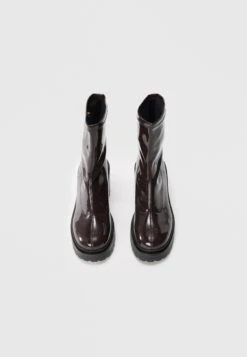 Even&Odd High Heeled Ankle Boots - Brown -Even&Odd 404a9baab9264ed38c038fbe09683c76