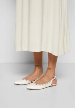 Even&Odd Slingback Ballet Pumps - White -Even&Odd 42f16e94a980440383f182d130a3d62d