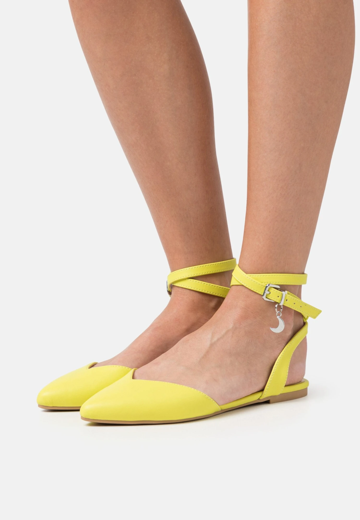 Even&Odd Slingback Ballet Pumps - Yellow 3 Even&Odd Slingback Ballet Pumps - Yellow