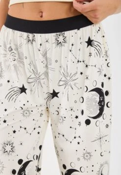 Even&Odd 2 PACK - Pyjama Bottoms - Black/ Beige -Even&Odd 44e0603b6d754807b3730fc470d56e74