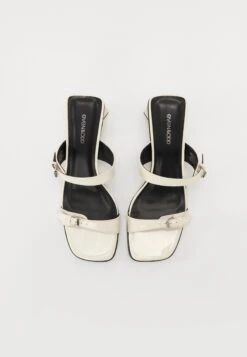 Heeled Mules - White -Even&Odd 47087ef47a094cabb6876640f04ad2c2