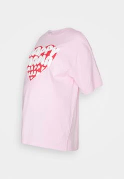 Print T-Shirt - Pink 10 Print T-Shirt - Pink -Even&Odd 47a0fc13fe504590ac930849254af577