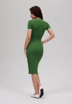 Even&Odd KNIT DRESS - Jumper Dress - Green -Even&Odd 491ccfd781b84bf49ffcfcd93233260b
