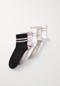 Even&Odd 5 PACK - Socks - White/purple