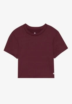 ESSENTIAL QUICK DRY CROPPED SHORT SLEEVE T-SHIRT - Basic T-shirt - Black -Even&Odd 49b08048077948babd8487474e210f71