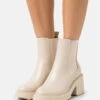 Classic Ankle Boots - Beige