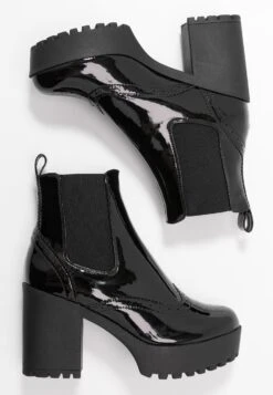 Even&Odd High Heeled Ankle Boots - Black -Even&Odd 4fec1099767f421285c1c7c3210d893d