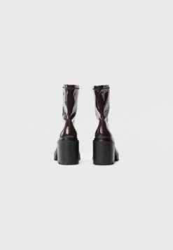 Even&Odd High Heeled Ankle Boots - Brown -Even&Odd 5115f3b113414198b758f6d6764b7d6f