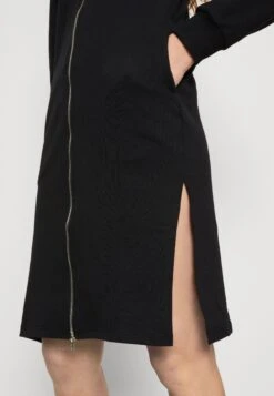 Even&Odd Extra Long Jacket- Zip-Up Sweatshirt - Black -Even&Odd 514d470199f64b128a9052ac43ad5aa7