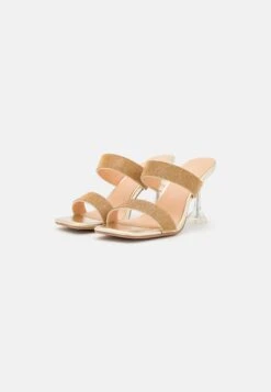 Even&Odd Heeled Mules - Gold -Even&Odd 51dc5e16f3604a89a7dbe2b5e53c47e3