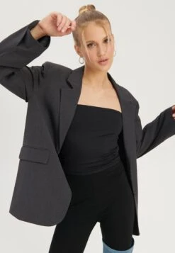 Even&Odd Blazer - Mottled Grey -Even&Odd 51ed5cc2e7fd4dfdabe0efb5b89d3d10