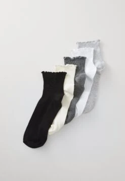 Even&Odd 5 PACK - Socks - White/beige/light Brown -Even&Odd 52e09b7100b44bb184098d24aecf2d85