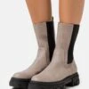 Even&Odd Platform Ankle Boots - Taupe -Even&Odd 533bf764605d4f6cb853d3b841fc27a6