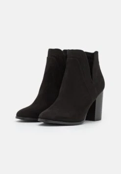 High Heeled Ankle Boots - Black -Even&Odd 53532a847eb14a45a4b40c2a9a9f264d