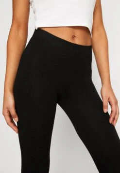 Even&Odd 3 Pack - Leggings - Trousers - Black/Khaki/Mottled Dark Grey -Even&Odd 559d4baa5b4a46daad2843d55362108a