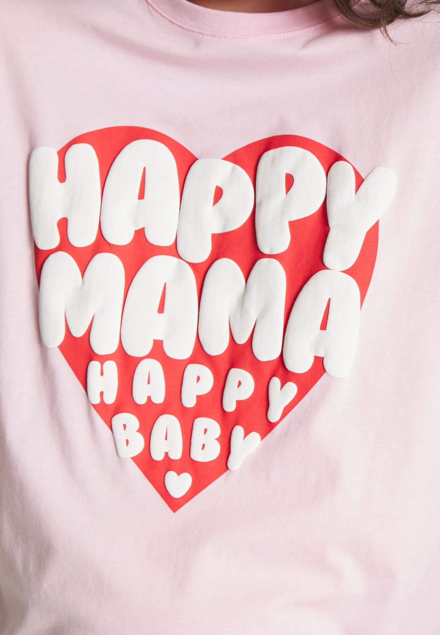 Print T-Shirt - Pink 7 Print T-Shirt - Pink - Image 5