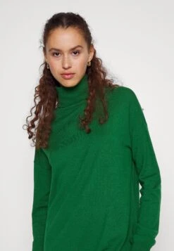 Even&Odd Rollkragen Basic Maxi Strickkleid - Maxi Dress -Green -Even&Odd 588a5718d28d4d5998fab242be99b090